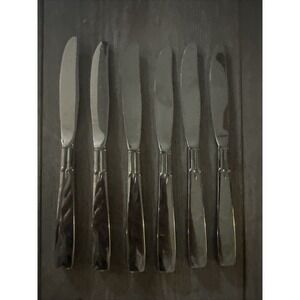 6 PCs‎ Oneida USA Stainless Silverware OHS293 Dinner Knives